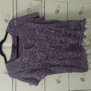 INC Sexy lace bottom sweater